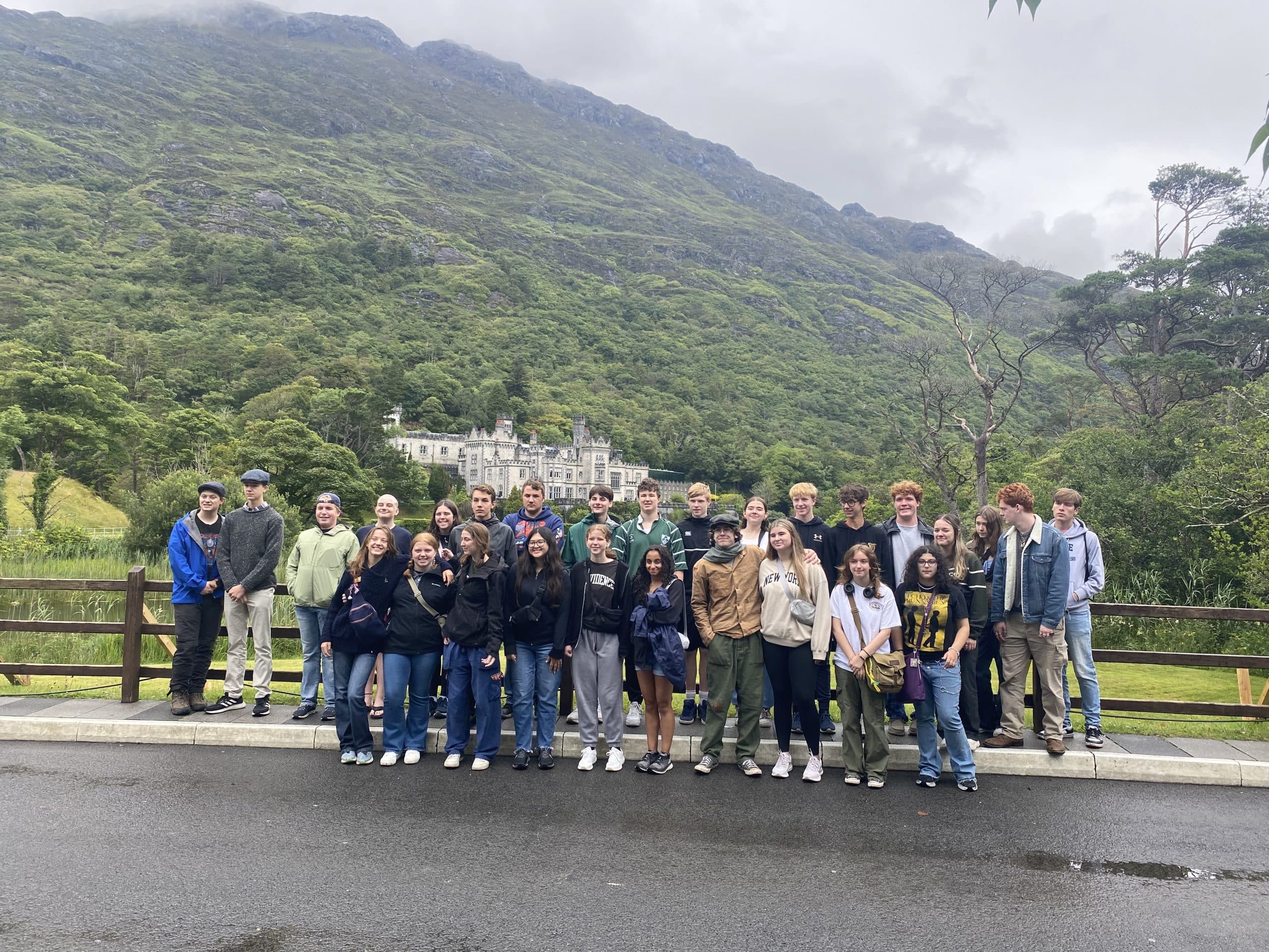 The ILE group at Kylemore Abbey