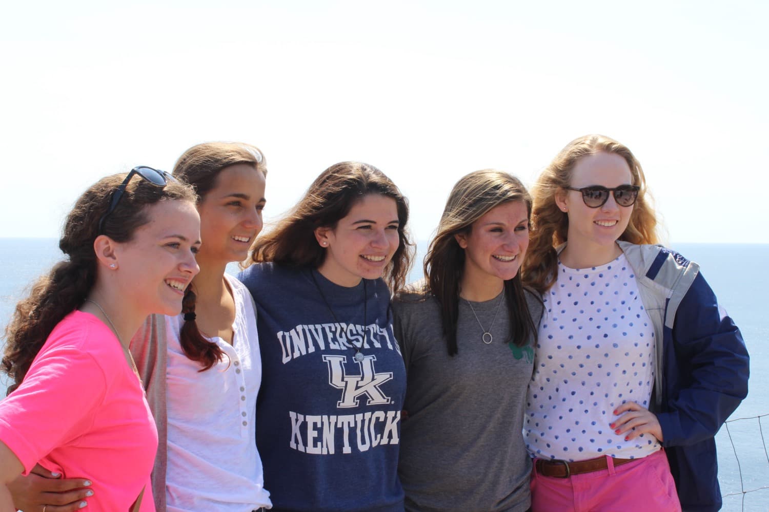 A group of ILE students by the Irish coast