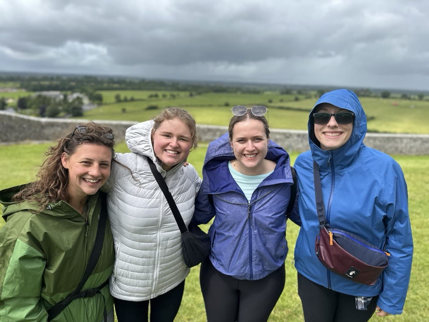 Natalie, Helen, Clare, Kaylee--Rock of Cashel, 2024