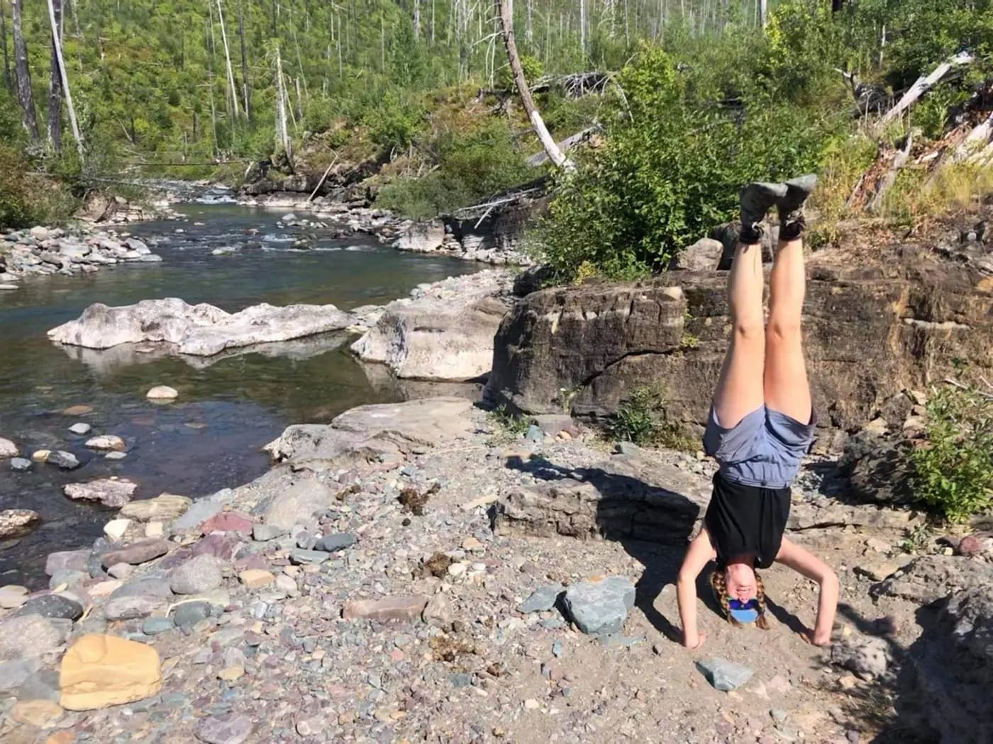 Sarah Headstand