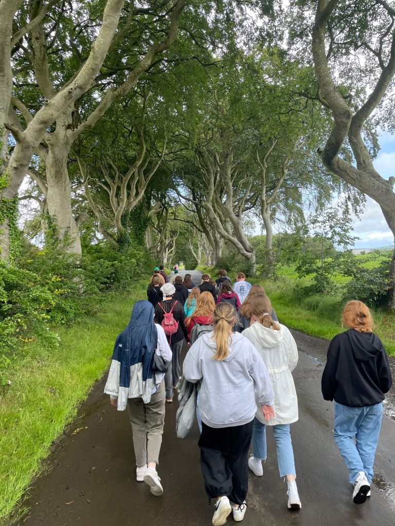 Dark Hedges-Students Walking 2022