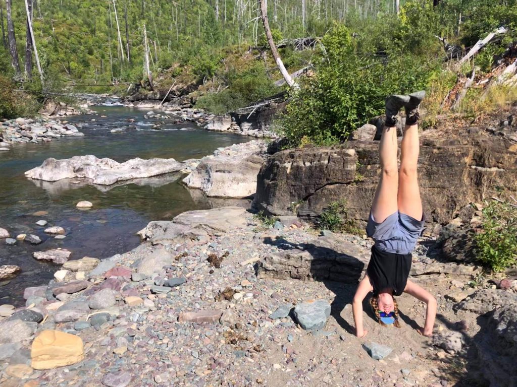 Sarah Headstand