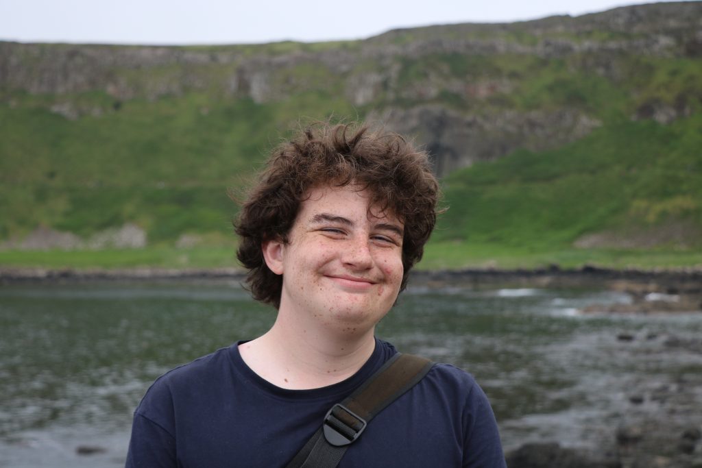 Liam B. at the Giant's Causeway